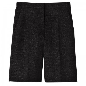 Longchamp Bermuda shorts - Bouclé Trousers & shorts Black | PT88-X2HI