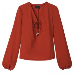 Longchamp Blouse - Crepe Tops & Blouses Sienna | MP25-J4PD