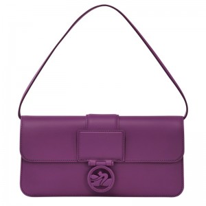 Longchamp Box-Trot M Shoulder bag - Leather Shoulder bags Violet | SP92-E9FP