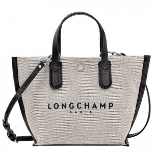 Longchamp Essential XS Handbag - Canvas Handbags Ecru | AO44-F0AS