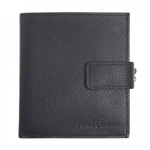 Longchamp Le Foulonné Compact wallet - Leather Wallets Black | VG26-A3CP