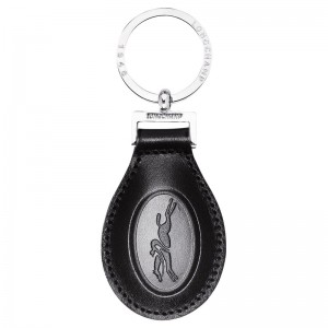 Longchamp Le Foulonné Key-rings - Leather Key rings Black | RF40-H3IK