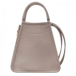 Longchamp Le Foulonné S Handbag - Leather Handbags Turtledove | YS95-Q1FF