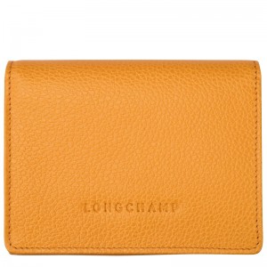 Longchamp Le Foulonné Wallet - Leather Wallets Apricot | SG49-I8EO