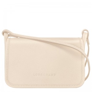 Longchamp Le Foulonné XS Clutch - Leather Crossbody bags Paper | YS48-F0SZ