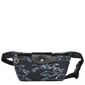 Longchamp Le Pliage Collection XS Belt bag - Canvas Shoulder bags Navy | JR04-Y5AQ