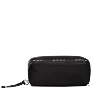 Longchamp Le Pliage Energy Pouch - Canvas Pouches & Cases Black | IH19-D4EQ