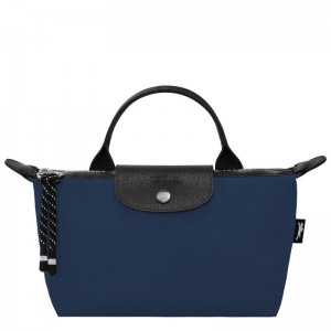 Longchamp Le Pliage Energy Pouch - Recycled canvas Pouches & Cases Navy | NJ88-D8QE