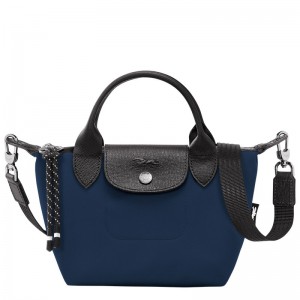 Longchamp Le Pliage Energy XS Handbag - Recycled canvas Handbags Navy | QQ79-P9UM