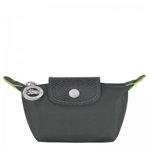 Longchamp Le Pliage Green Coin purse - Recycled canvas Cardholders & Coin purses Graphite | KA82-Y5NW