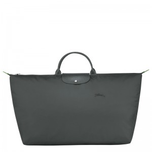 Longchamp Le Pliage Green M Travel bag - Recycled canvas Travel bags Graphite | TF59-J0MO