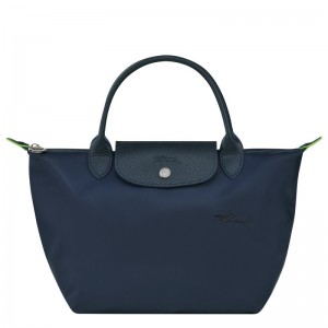 Longchamp Le Pliage Green S Handbag - Recycled canvas Handbags Navy | UD22-L5UV