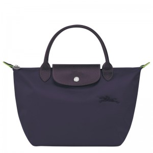 Longchamp Le Pliage Green S Handbag - Recycled canvas Handbags Bilberry | FB60-N4TN