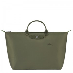 Longchamp Le Pliage Green S Travel bag - Recycled canvas Travel bags Forest | EF80-G9CM