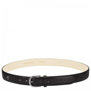 Longchamp Le Pliage Ladies' Belt - Leather Belts Black | NL58-L4TM