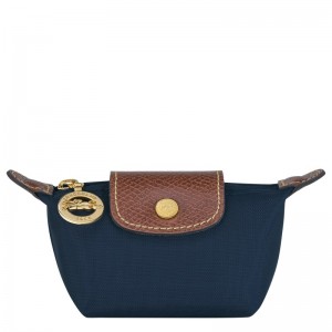 Longchamp Le Pliage Original Coin purse - Recycled canvas Cardholders & Coin purses Navy | LG92-T6OQ