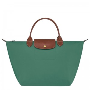 Longchamp Le Pliage Original M Handbag - Recycled canvas Handbags Sage | OB17-R6HZ