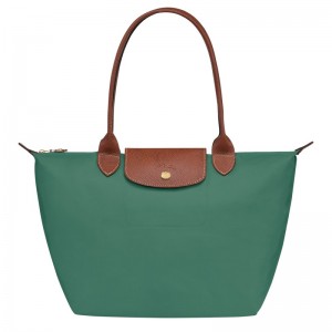 Longchamp Le Pliage Original M Tote bag - Recycled canvas Shoulder bags Sage | MT73-U0CE