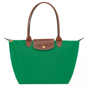 Longchamp Le Pliage Original M Tote bag - Recycled canvas Shoulder bags Green | GD12-W1BR