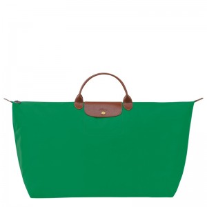 Longchamp Le Pliage Original M Travel bag - Recycled canvas Travel bags Green | CT65-G8PK