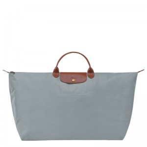 Longchamp Le Pliage Original M Travel bag - Recycled canvas Travel bags Steel | BT48-N1WE