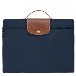 Longchamp Le Pliage Original S Briefcase - Recycled canvas Briefcase Navy | NN61-P6HF