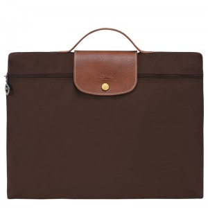 Longchamp Le Pliage Original S Briefcase - Recycled canvas Briefcase Ebony | GU00-Y9YE