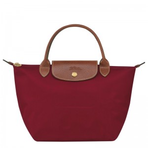 Longchamp Le Pliage Original S Handbag - Recycled canvas Handbags Red | OC70-J7NB