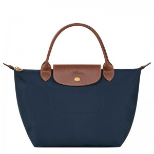 Longchamp Le Pliage Original S Handbag - Recycled canvas Handbags Navy | JC81-Q4NX