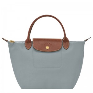 Longchamp Le Pliage Original S Handbag - Recycled canvas Handbags Steel | YD11-I9DP