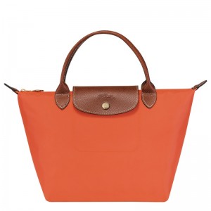 Longchamp Le Pliage Original S Handbag - Recycled canvas Handbags Orange | WK99-C6QD