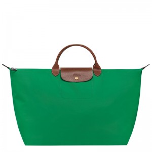 Longchamp Le Pliage Original S Travel bag - Recycled canvas Travel bags Green | HA46-Q7PP