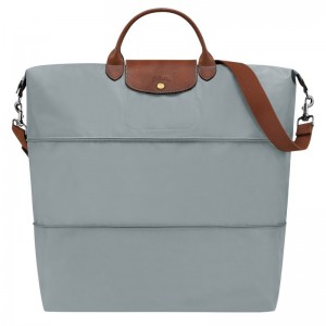 Longchamp Le Pliage Original Travel bag expandable - Recycled canvas Travel bags Steel | OL52-O1YF