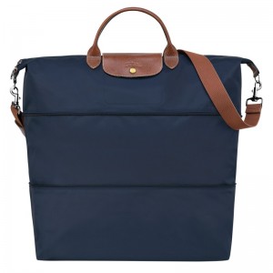 Longchamp Le Pliage Original Travel bag expandable - Recycled canvas Travel bags Navy | BX06-I7WZ