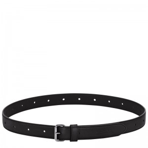 Longchamp Le Pliage Xtra Ladie's belt - Leather Belts Black | VW75-Z0BH