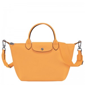 Longchamp Le Pliage Xtra S Handbag - Leather Handbags Apricot | IF57-L8VX