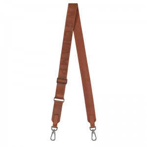 Longchamp Le Pliage Xtra Shoulder strap - Canvas Shoulder straps Cognac | YZ05-V2RC