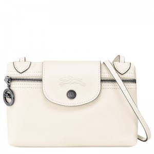 Longchamp Le Pliage Xtra XS Crossbody bag - Leather Crossbody bags Ecru | BB12-G7JG