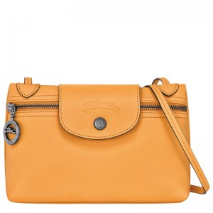 Longchamp Le Pliage Xtra XS Crossbody bag - Leather Crossbody bags Apricot | JA85-H3ZM