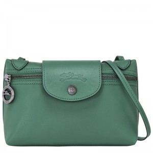 Longchamp Le Pliage Xtra XS Crossbody bag - Leather Crossbody bags Sage | SQ28-M8ZX