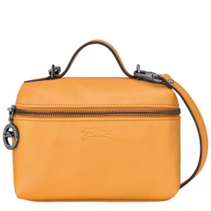 Longchamp Le Pliage Xtra XS Vanity - Leather Crossbody bags Apricot | MU10-J1LJ