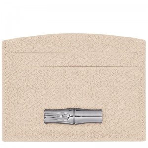 Longchamp Le Roseau Card holder - Leather Cardholders & Coin purses Paper | OX47-I6WS