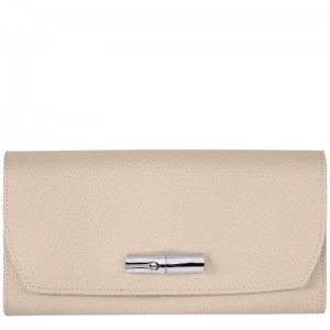 Longchamp Le Roseau Continental wallet - Leather Wallets Paper | LZ18-O7MM