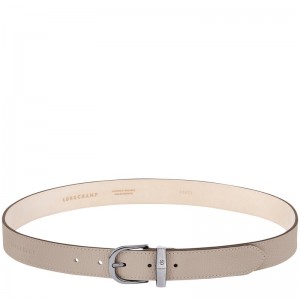 Longchamp Le Roseau Essential Ladies' belt - Leather Belts Clay | OR64-T0DQ