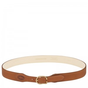 Longchamp Longchamp 1980 Ladies' Belt - Leather Belts Cognac | FI09-D8WO