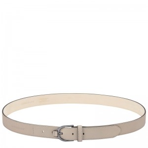 Longchamp Longchamp 3D Ladies' belt - Leather Belts Clay | TP29-E3MH