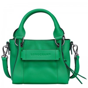 Longchamp Longchamp 3D XS Handbag - Leather Handbags Green | YY27-I9BM