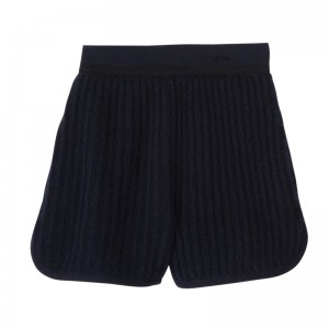 Longchamp Short pants - Knit Trousers & shorts Navy | WW13-A4TU