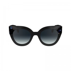 Longchamp Sunglasses - OTHER Sunglasses Black/Blue Havana | RO05-E7SI