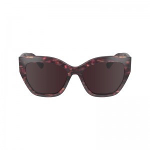 Longchamp Sunglasses - OTHER Sunglasses Havana Red | GN69-L2YE